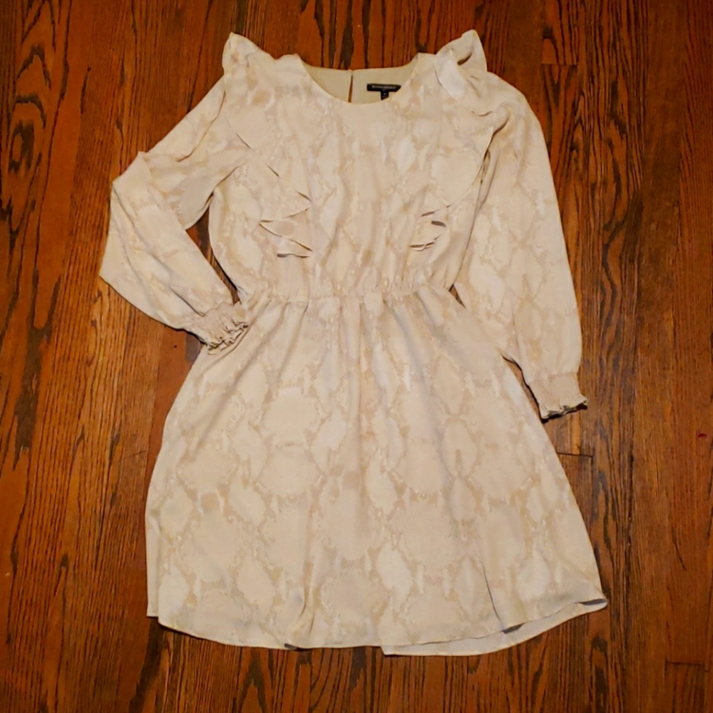 Banana Republic Print Riffle Dress